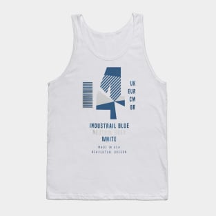 Sneaker Label Jordan 4 Industrial Blue Sneaker Matching Tank Top